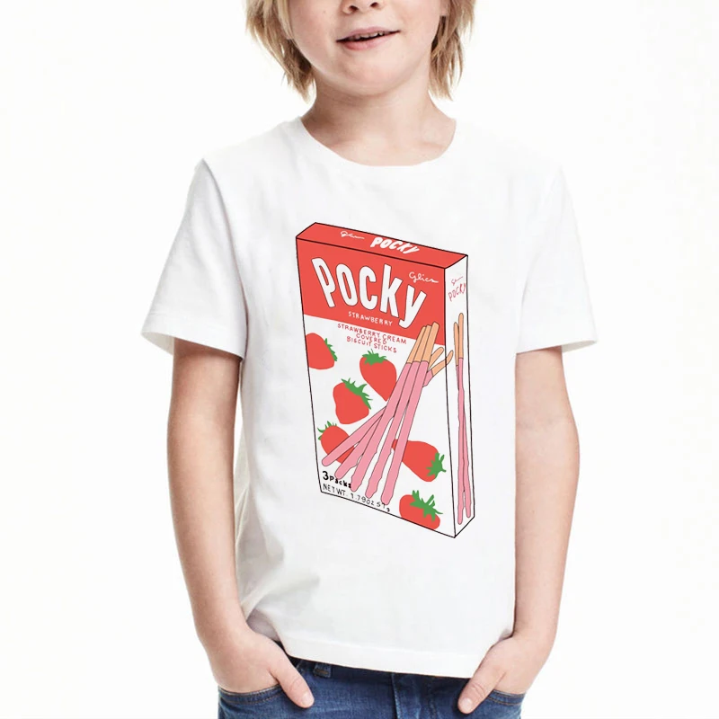 

t shirt boys t shirts cute strawberry milk kids tshirt cartoon t-shirts kawaii children’s tops for girls shirts children clothes