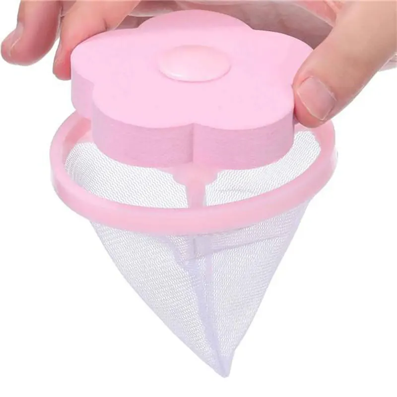 4 Pcs Floating Hair Filtering Mesh Removal Lint Catcher Prevent Washing Machine Clogging for Fluffy Pet Owner WXV Sale