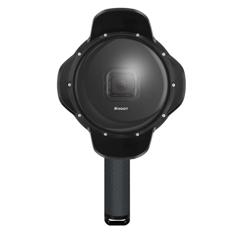 Стрелять 6 дюймов подводный купол Порты и разъёмы для экшн-Камеры GoPro Hero 5 Black действие Камера с держатель для камеры Водонепроницаемый чехол GoPro Аксессуар