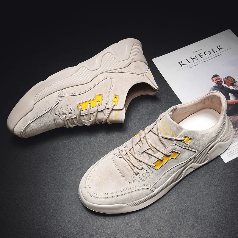 

Spring 2020 New Style Trend Versatile High Shoes Men Casual Sport Sneakers Elevator Korean-style Trendy Shoes Winter
