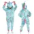 Одежда для маленьких девочек Kigurumi Дети Единорог Пижамы Зимние Животные Мультфильм Шпалы Единорог Панда Onesie Детские костюмы Комбинезон