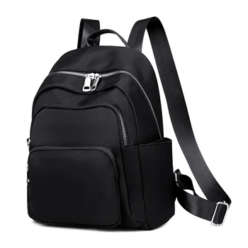 

Casual Ladies Backpack Lightweight New Ladies Back pack Wear-resistant Youth Daily Bags Out Large Capacity Black Red