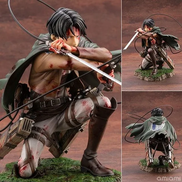 16CM Anime ATTACK ON TITAN Figure ARTFX J Levi Fortitude PVC Action Figure Toy Rivaille Ackerman Heichov Sergeant Major Figurine 1
