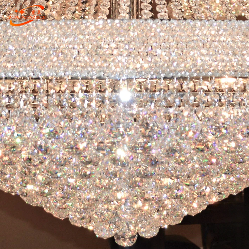 Современная хрустальная люстра ступенчатой формы Carystal Chandelie rHanging Light для украшения дома ресторана отеля