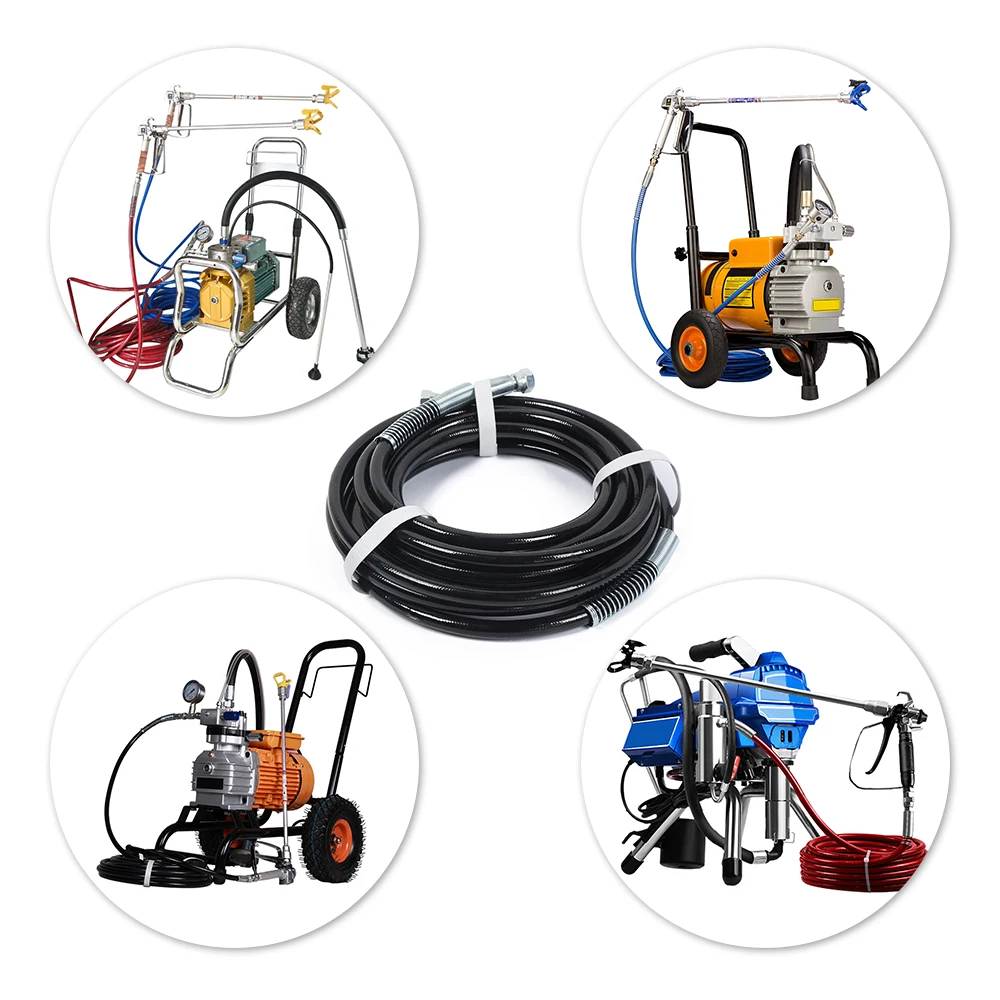 

3300PSI High Pressure Pipe 7.5m / 10m / 15m Airless Paint Hose For Spray Gun Paint Sprayer Explosion-Proof Pipe