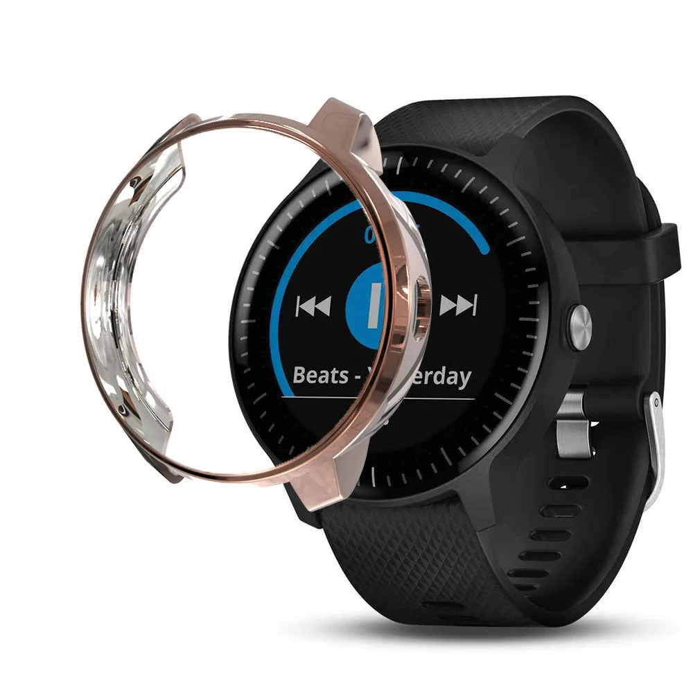 Ультратонкий Мягкий чехол для смарт часов для Garmin vivoactive 3 Music полная защита экрана TPU чехол для Garmin vivoactive3 Music capa