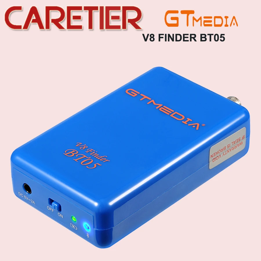 Новое поступление V8 Finder BT05 Цифровой спутниковый Finder DVB-S2 FTA спутниковый Finder Meter bluetooth-соединение для IOS Android APP