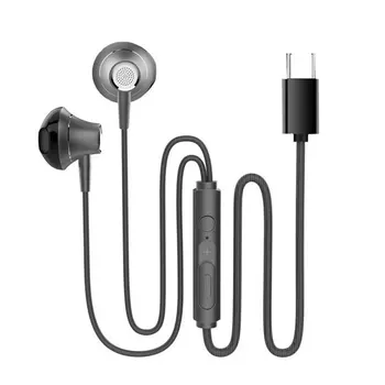

Type-C In Ear Earphone Microphone Metal Wired Headphones For Letv LeEco Le 2 Pro Max 2 Type C Earphones for Huawei for Iphone