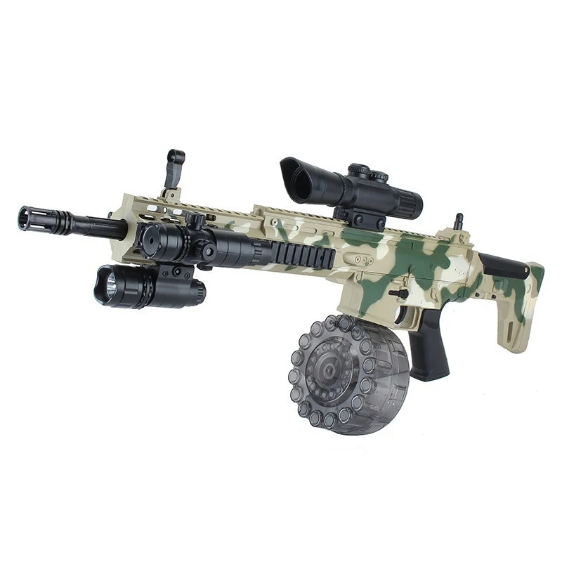 Пластиковые Электрические шрам водяная винтовка высокой версии CS игры забавные детские игрушки безопасность для мальчиков и девочек мягкие пули водяной пистолет дети