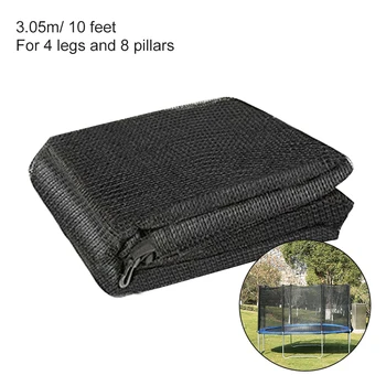 

Trampoline Protective Net Nursery Indoor Outdoor PE Zipper Accessories Kids Safety Anti-fall Home Round Jump Guard Mesh Adult
