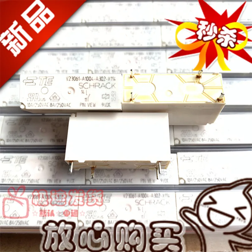 Совершенно новый и оригинальный V23061-A1004-A302-X114 TE/ 9VDC продукт 10A нормально открытый