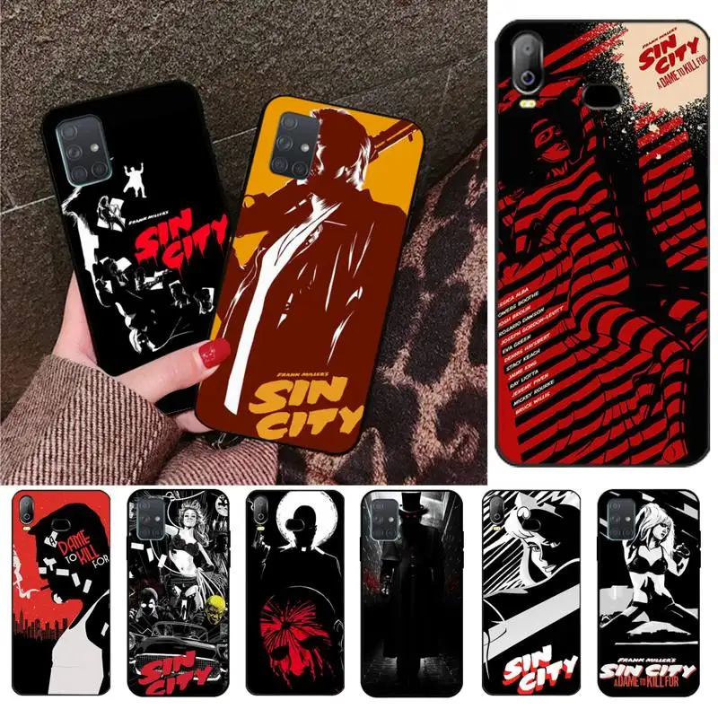 NBDRUICAI американский фильм Sin City черный мягкий чехол для телефона Samsung A10 A20 A30 A40 A50 A70