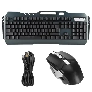 

Wireless Keyboard Mouse Set Charged Lighting Black Built-in Lithium Battery 3000mAh