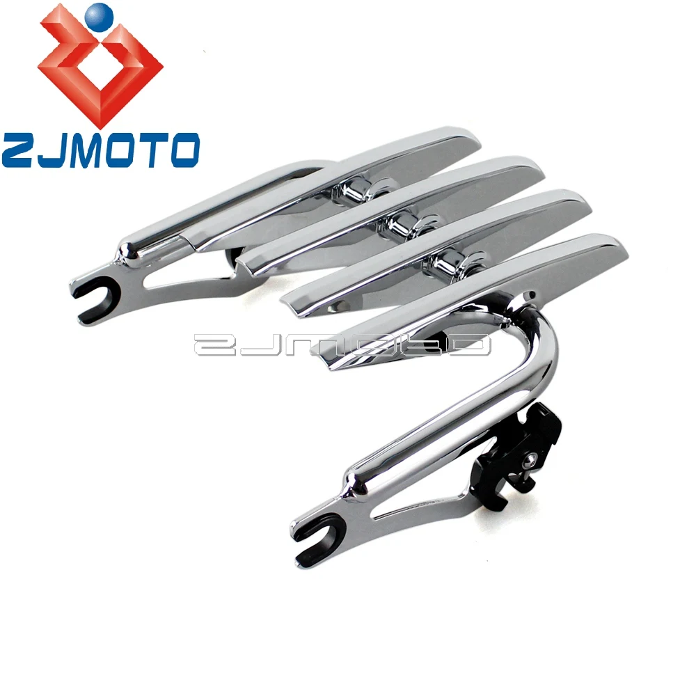 Мотоцикл Сисси Бар спинка стелс багажная стойка для Harley Touring- Road King Road Street Glide FLHR FLHX FLTRX