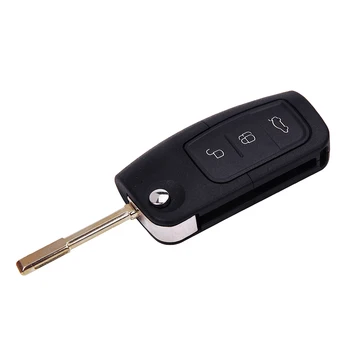 

3 Buttons Flip Folding Remote Key Shell Fob For FORD Focus Mondeo Key Case