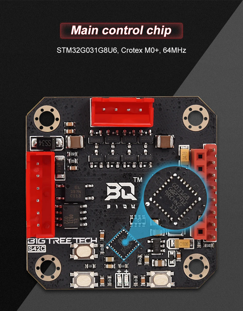 driver de atualização, suporte UART para Ender 3, BTT S42C 42, S42B, 0,9