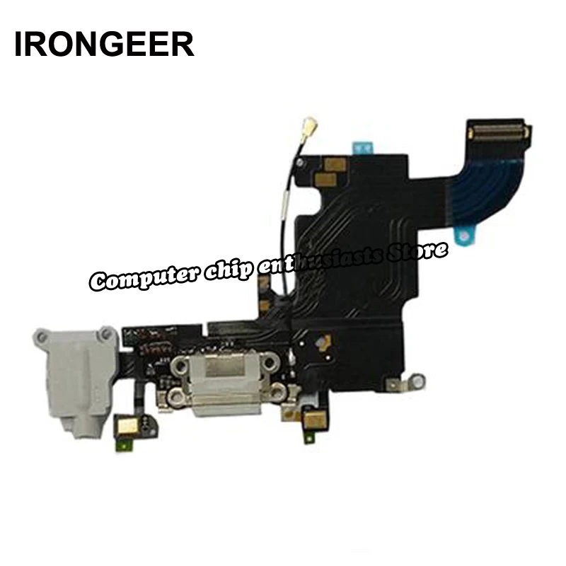 10pcs Charging Port Flex Cable for iPhone 6 6G Plus 4 7 USB Dock Connector Charger Headphone Audio Jack Repair Parts