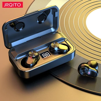 

Ture Wireless Headphones 3500mAh Charging Case Fingerprint Touch TWS Bluetooth Earphones 5.0 HD Stereo Headset For iPhone Xiaomi