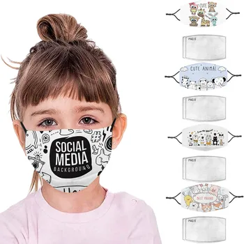 

1PC Health Care mascarillas Dustproof Windproof Foggy Haze maska With Facemask Gasket Face Maske Filter breathable maske