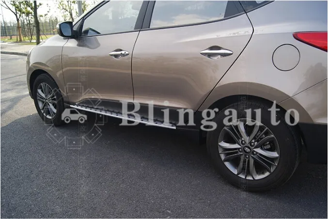 Подходит для hyundai Tucson 2010 2015 2 шт. Левая Правая Беговая доска боковые шаги nerf бар