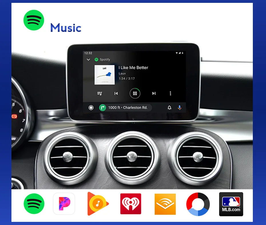 auto video player MEKEDE Decoding Box For Mercedes Benz C W204 2008-2010 NTG 4.0 Wireless CarPlay Android Auto Radio Mirror Link AirPlay Function pioneer car audio