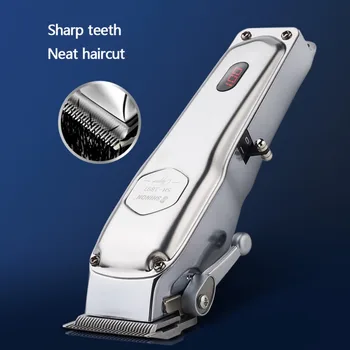 

Metal Body Professional Retro Oil Head Electric Clipper Men Hair Trimmer Hair Salon Carving Gradient Fader Hair Clipper