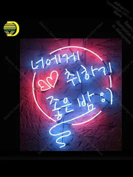 

Neon light Signs Korean Neon Word Neon Bulb sign Lamp Handcraft Beer Bar Personalized Custom Professional Neon Light Art Sailing