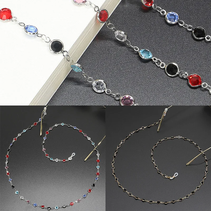 Женские легкие солнцезащитные очки для путешествий с подвеской шнурок-цепочка