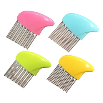 

4 Pack Wavy, Stainless Steel Crinkle Wavy Chopper, French Fries Cutter, for Vegetable Potato Cucumber Carrots