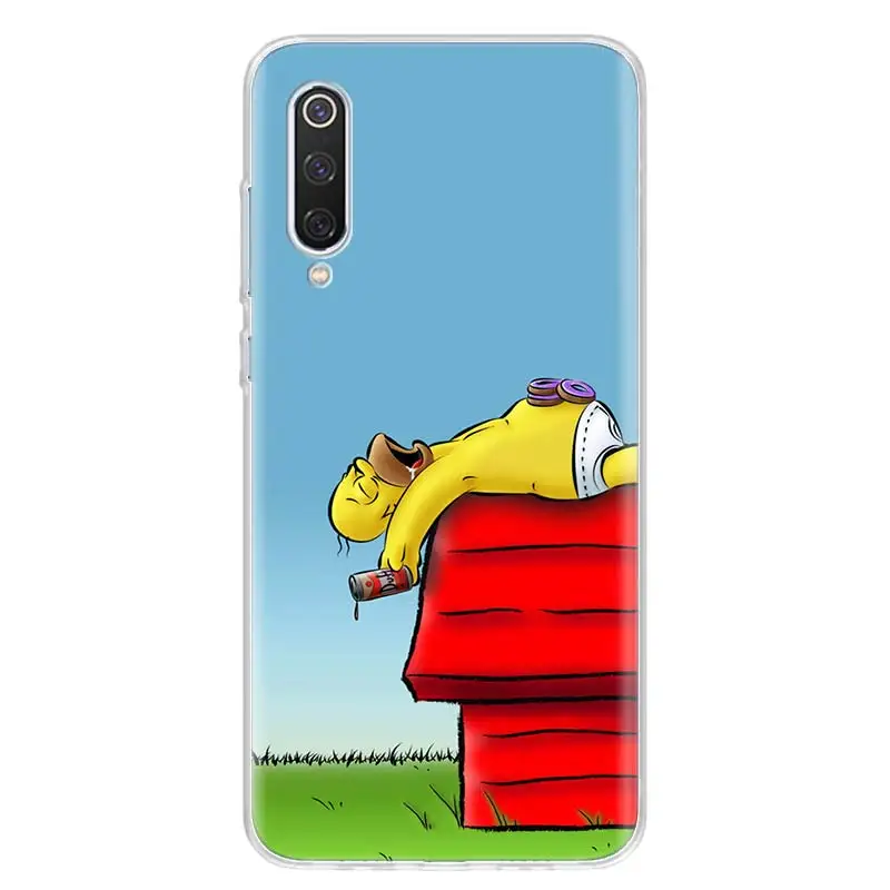 TW004-4 Мультифильм «Симпсоны желтая крышка чехол для телефона для Xiao mi Red mi Note 8 Pro 8A 7 7A 5 5A 6A 4X S2 K20 mi 5X6X9 8 CC9 F1 корпус под плетенную сумку - Color: TW004-4