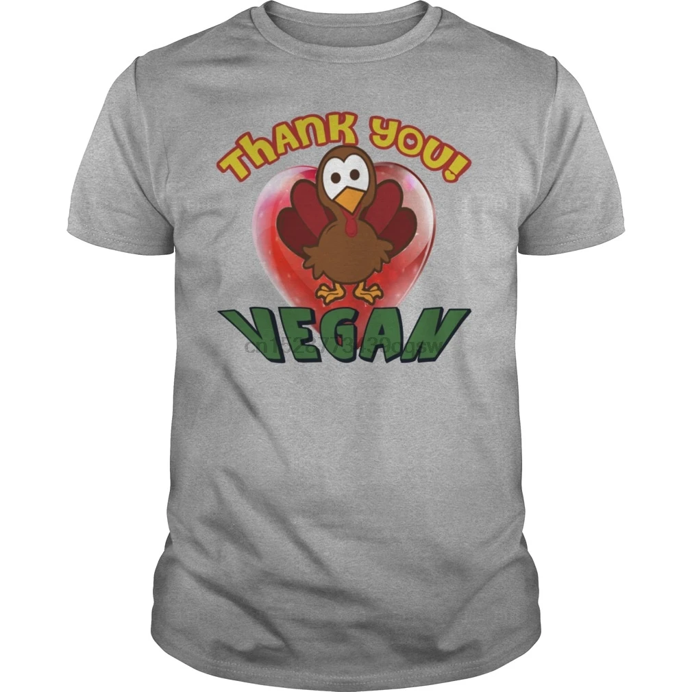 Мужская футболка на День Благодарения спасибо вегану крутая с принтом футболки