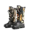 Outdoor Winter Thermal Fishing Boots Waders Fishing Snow Camouflage Boots Waterproof Hunting Waders Non-slip Shoes Fleece Warm ► Photo 3/6