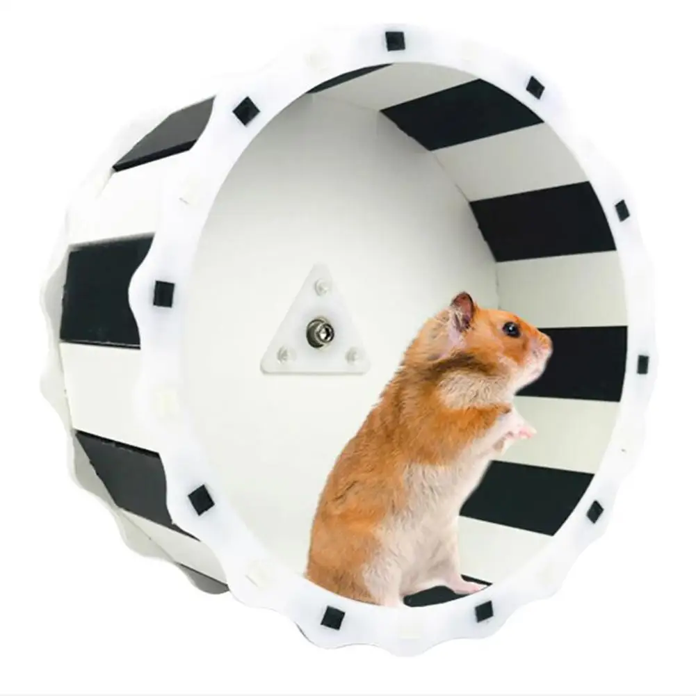 New  19CM Small Pets Hamster Wheel Silent Roller Running Sports Round Wheel Pet Supplies Exercise Wheel 