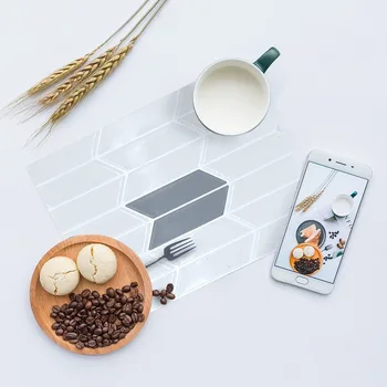 

4pcs/lot Waterproof Oilproof Kitchen Wall Sticker Home Decor Tile Sticker Self Adhesive Wallpapers House Decoration Accessories
