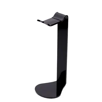 

new Acrylic Earphone Headset Hanger Holder Stand Space Saving Headphone Desk Display Earphone Accessories