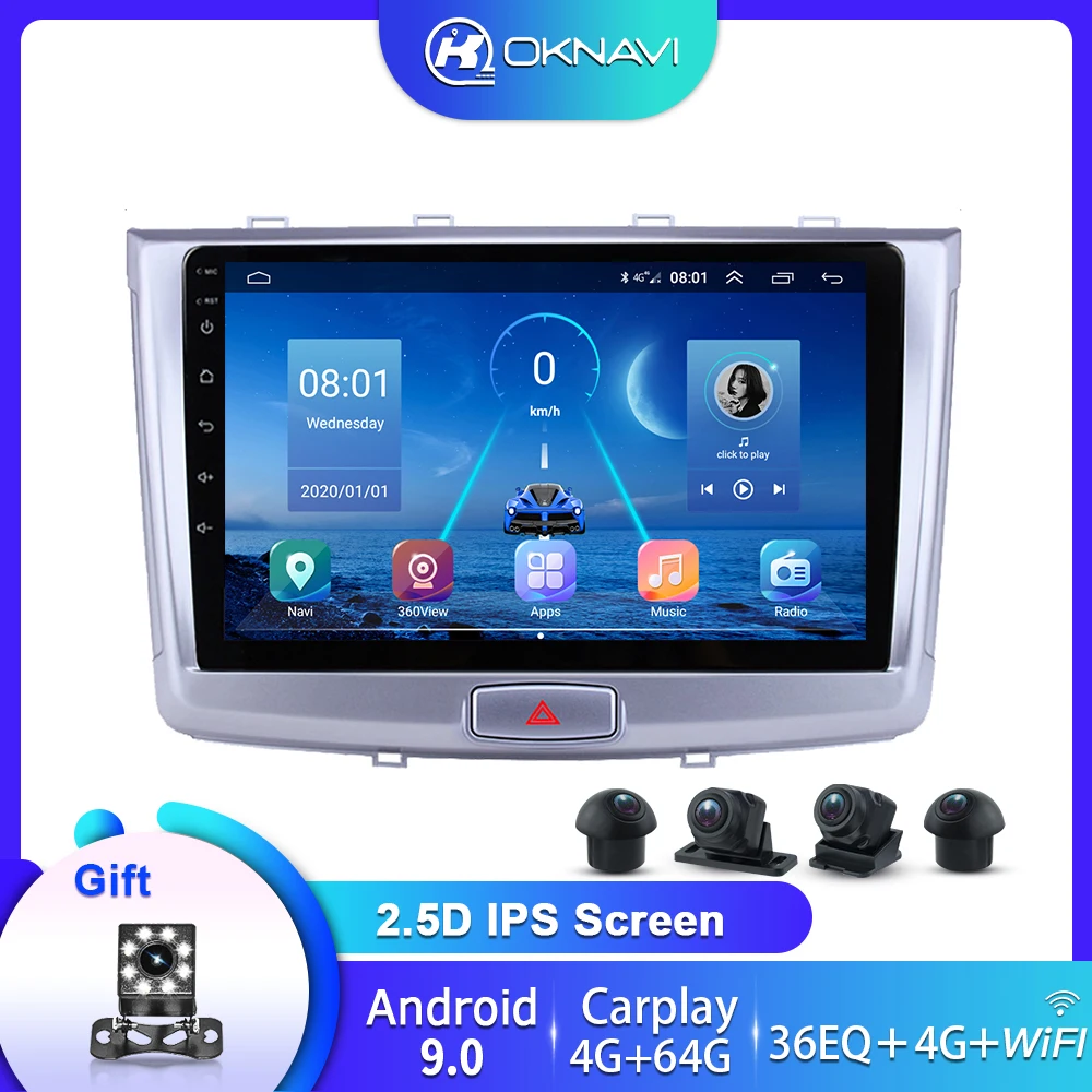 

For Great Wall Haval H6 Car Radio 2016-2018 Android 9.0 Carplay 360 Camera No 2din Dvd Multimedia Video Player Navigation GPS
