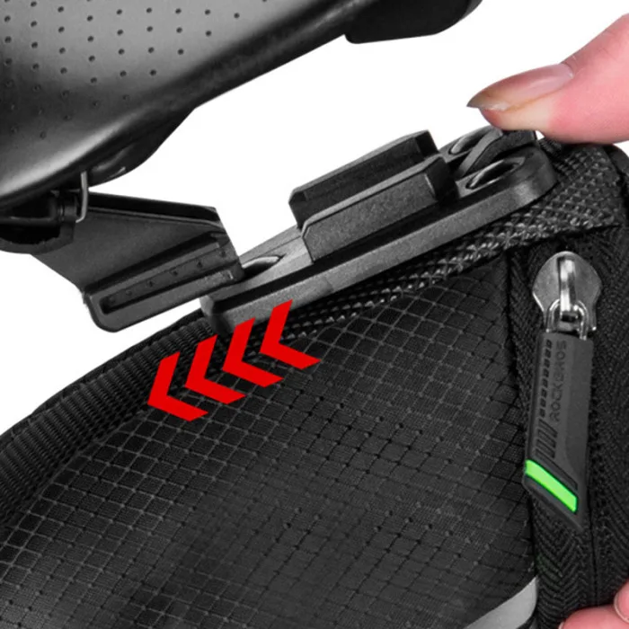 Мини велосипедная сумка для шоссейного велосипеда MTB Светоотражающая седельная сумка с черным ремнем, набор инструментов, задняя Сумка для