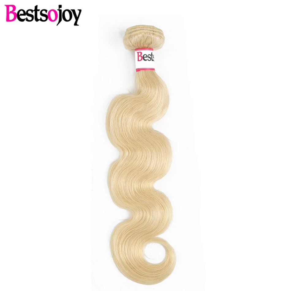 Bestsojoy Бразильский объемная пучки волнистых волос 100% человеческих волос Weave Natural & 613 накладка из натуральных волос 8-26 дюймов можно купить 1/3/4