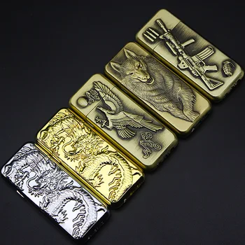 

Relief Fresco Turbo Torch Lighter Thin Free Fire Cigar Cigarette Gas Cigar Metal Lighters Gas Lighter Pipe Gadget for Men