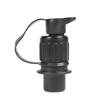 

EU 3 Pin 12V Waterproof Cable Connector Plastic and Metal Silicone Rubber Gasket Plug Replacement Black for Caravan Truck