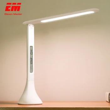 

Table Lamp USB Desk Lamp with Calendar Temperature Alarm Clock Led Study Reading Light Bright Desktop Homework Children ZZD0023