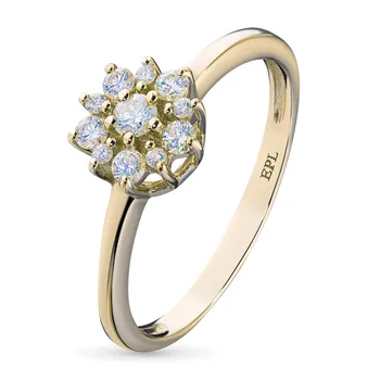 

Yellow gold ring with diamonds e0301kts10177200