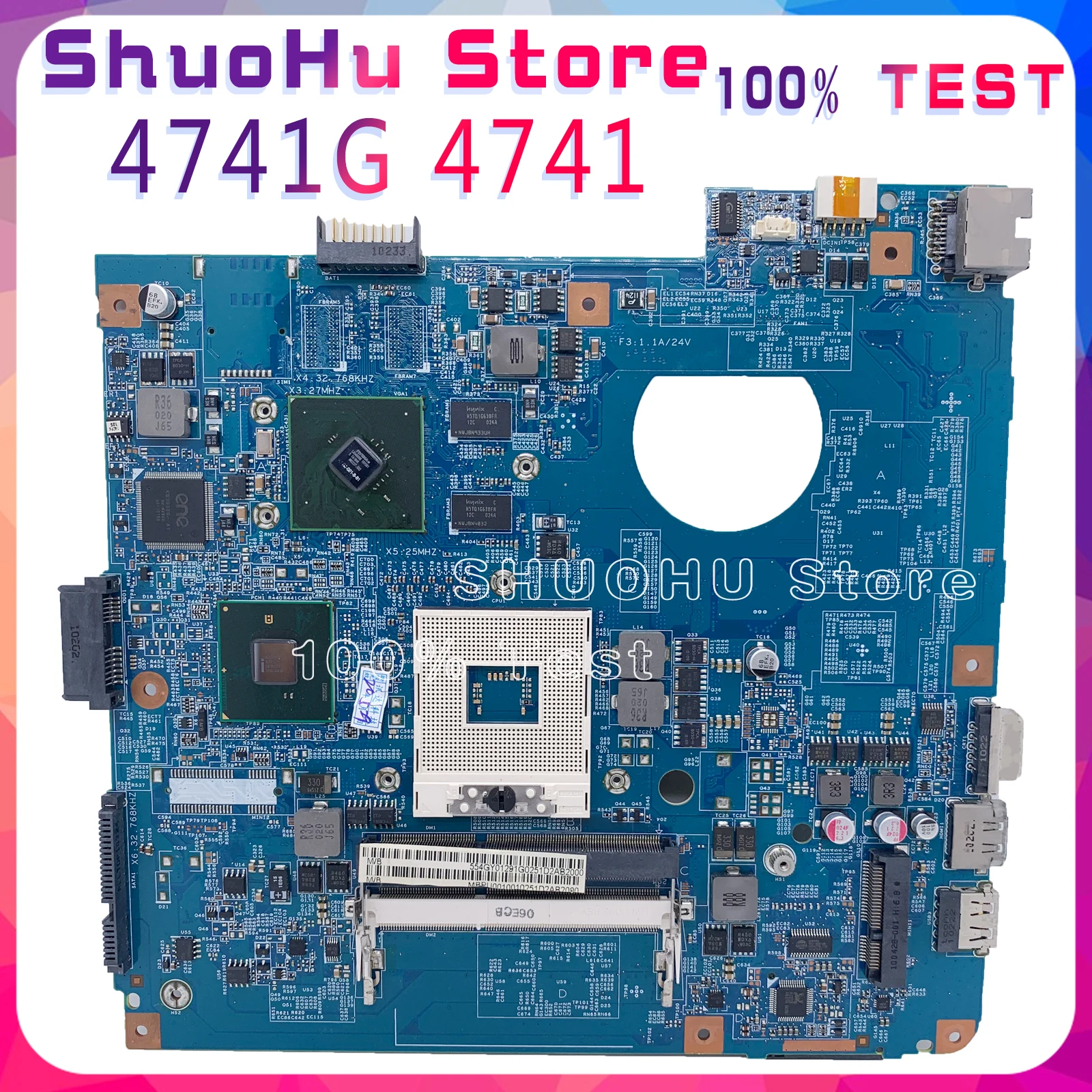 09920-3 Motherboard For Acer aspire 4741 4741G Laptop Test 48.4GY02.051 HM55 DDR3 original Tested | Компьютеры и офис