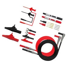 Цифровой мультиметр Электрические Тестовые провода зонд ручка Крокодил Зажимы Советы Комплект