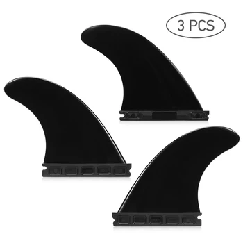 

Future Tri Fin 4.37'' Surfing Tri Fin Set Surfboard Fins FCS Future Fin Thruster 3 Packs surfing fin surfboard tail pad