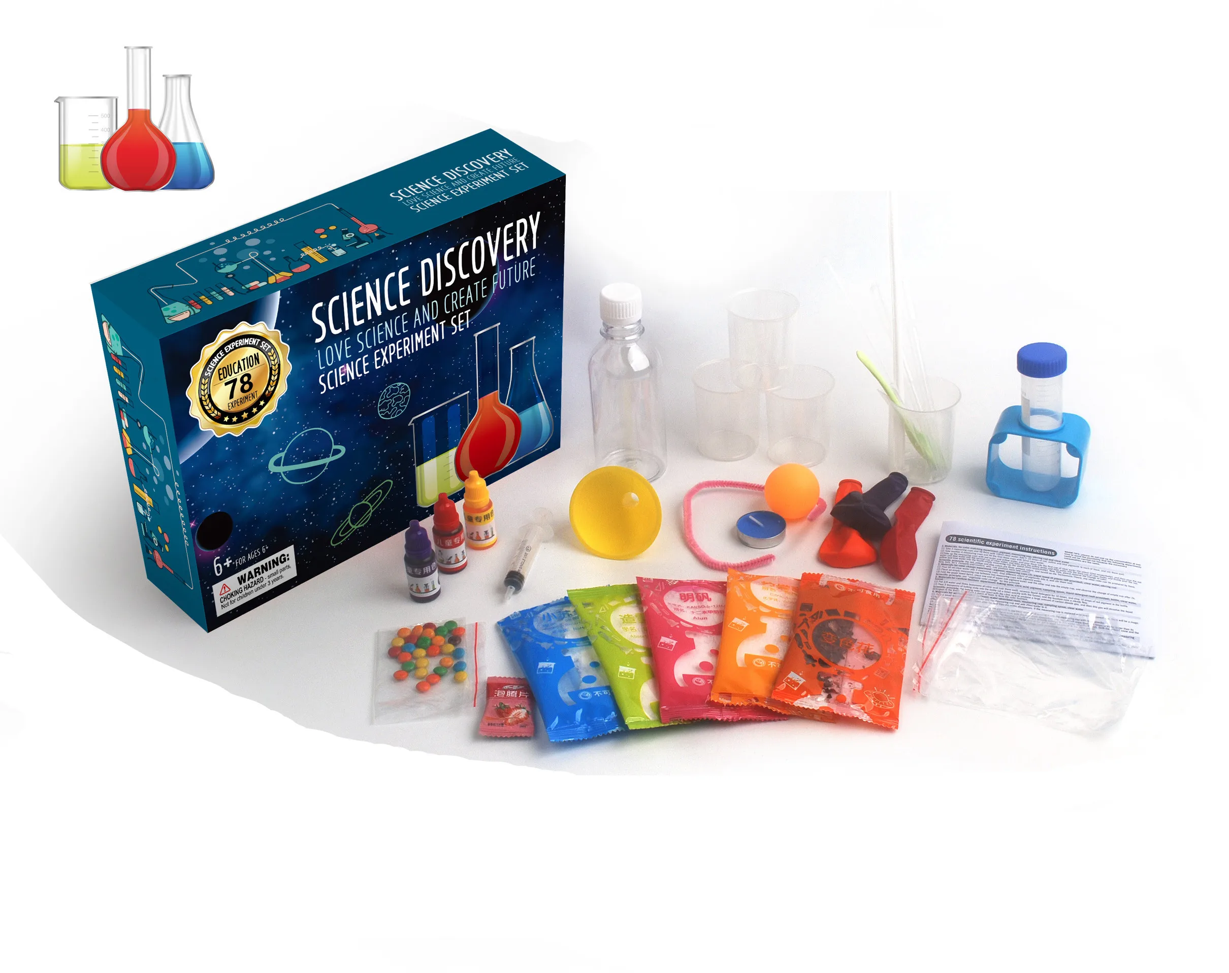 Set De Experimentos De Ciencias Químicas: ¡Despierta la Curiosidad Científica!
