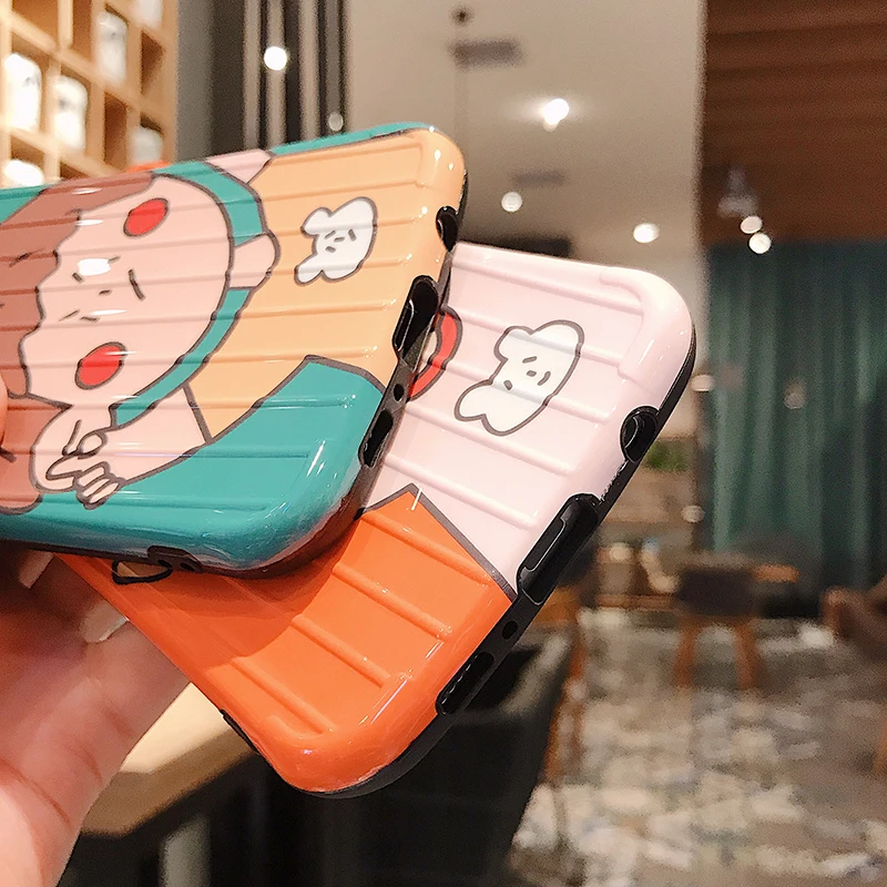 Чехол для samsung Galaxy S10 Plus S8 S9 с 3D рисунком из мультфильма Leuke Meisje Jongen для samsung Note 8 9