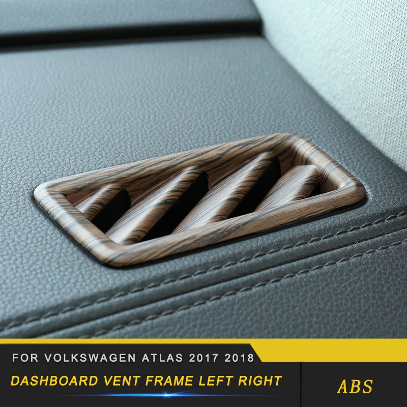 Для Volkswagen VW Atlas- Авто приборная панель воздуха на выходе вентиляционная рамка накладка Наклейки интерьерные аксессуары