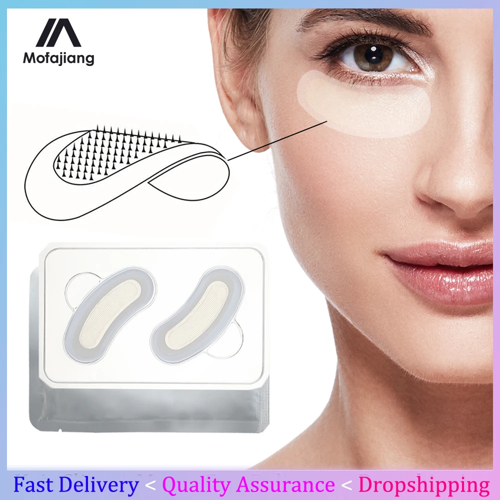 Microagujas de ácido hialurónico para 20 piezas, esencia antiarrugas para la frente, antienvejecimiento, líneas finas, Gel de máscara para los ojos, ojeras
