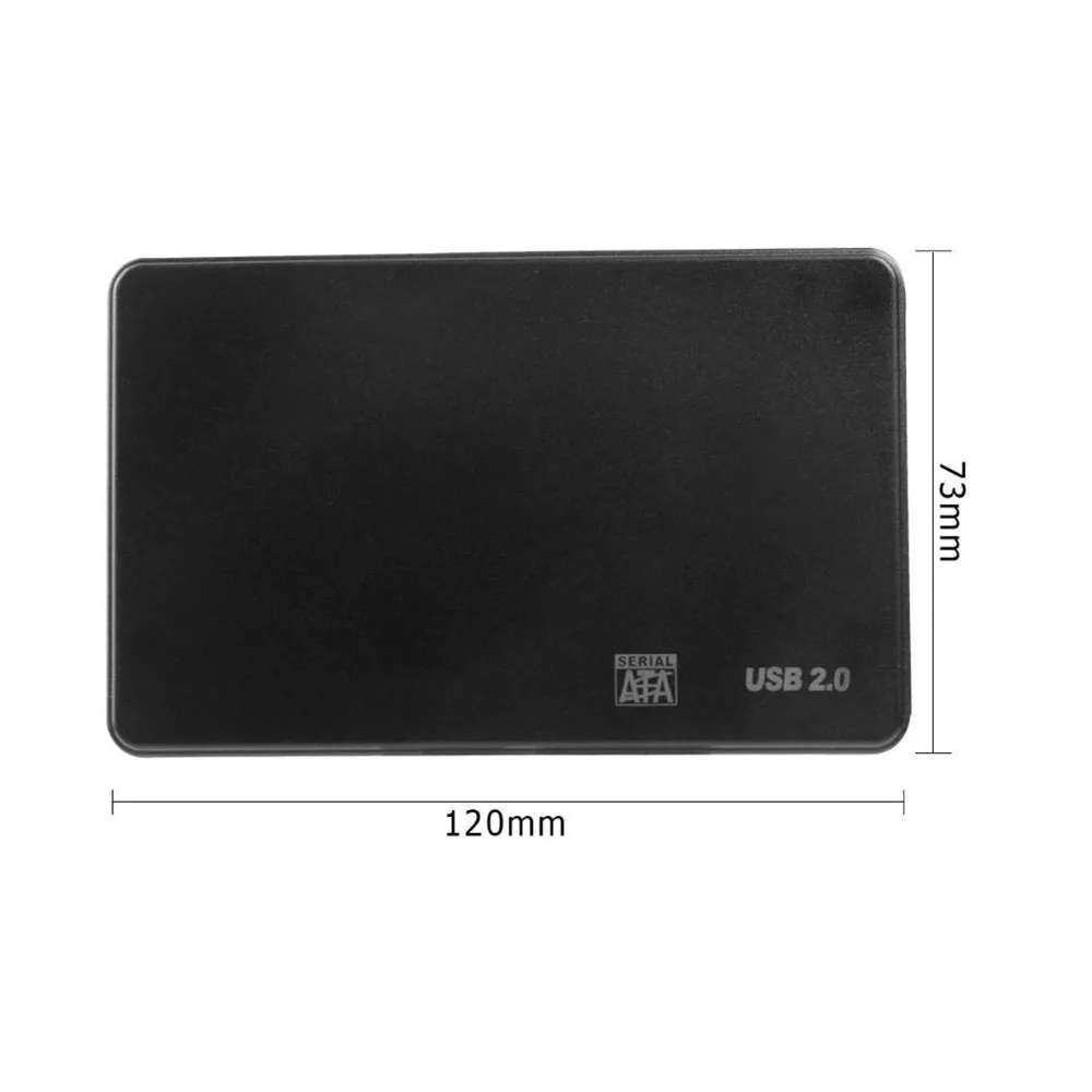 2,5 дюймов Sata жесткий диск, SSD, корпус для USB 2,0 Корпус адаптер 5 Гбит/с жесткий диск Корпус коробка поддержка 2 ТБ HDD диск для OS Windows